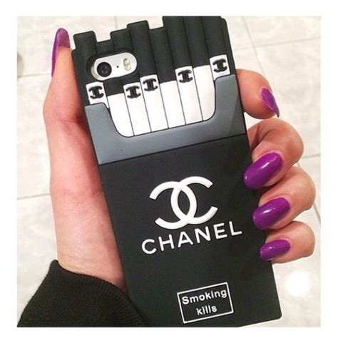 chanel cigarette case iphone 8 plus|Chanel iPhone 8 plus.